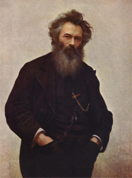 «Портрет художника Ивана Ивановича Шишкина». Художник И. Н. Крамской, 1880 год.